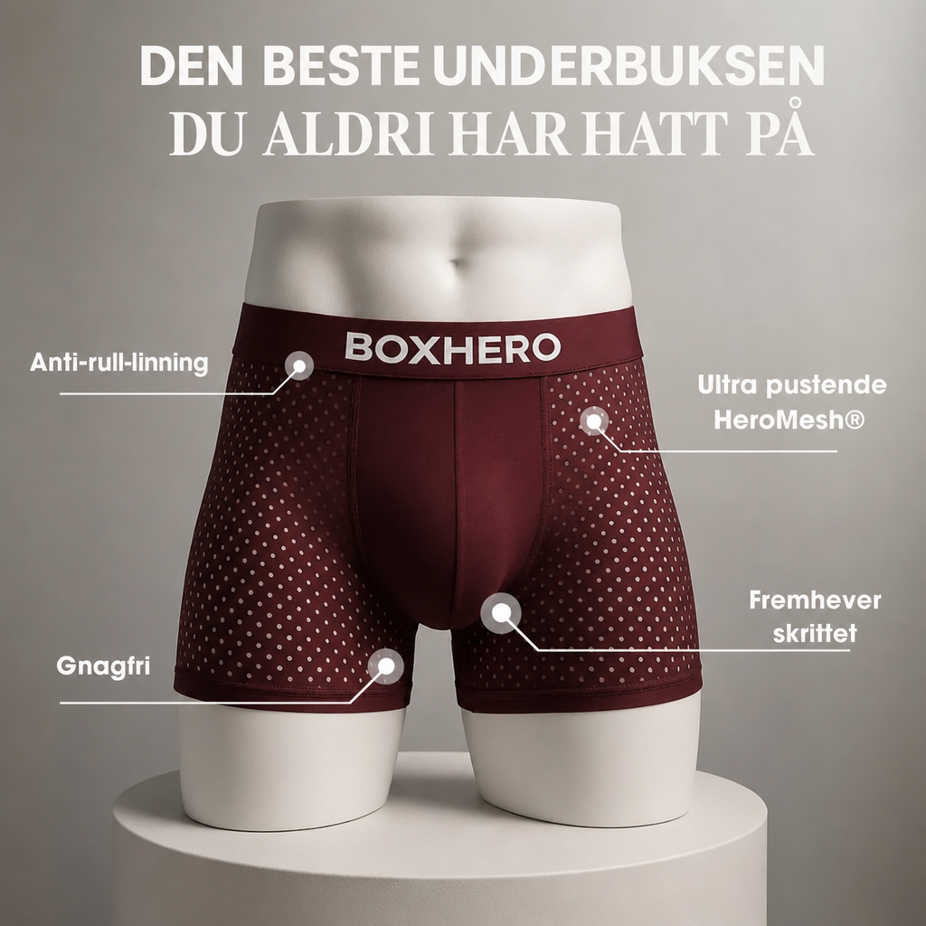BOXHERO 2.0 – Bambusboxer med pustende komfort hele dagen